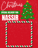 Jumbo Treat Card (Christmas Theme)