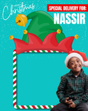 Jumbo Treat Card (Christmas Theme)