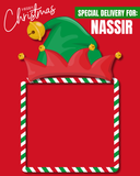 Jumbo Treat Card (Christmas Theme)