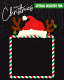 Jumbo Treat Card (Christmas Theme)